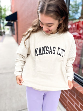 Kansas City Corded Pullover - Beige