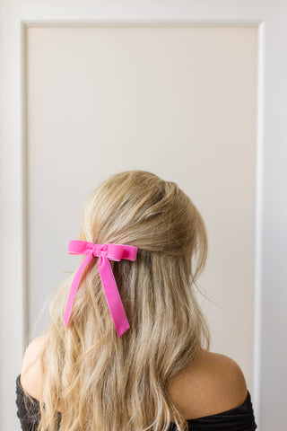 Alice Short Bow Barrette | Gingerbread