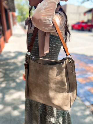 Amber Tassel Hobo Bag