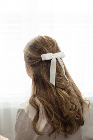 Alice Short Bow Barrette | Gingerbread