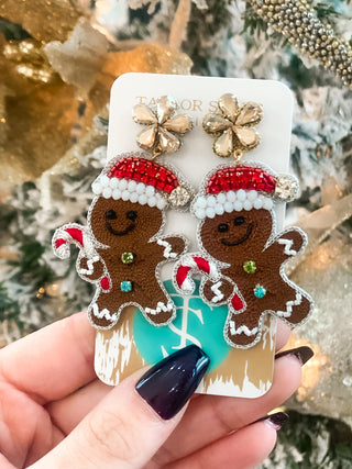 Beaded Gingerbread Man Drops