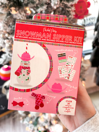 Snowman Sipper Accessory Bundle