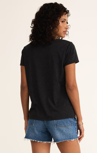 Anywhere Scoop Tee - Black