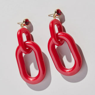 Acrylic Statement Earrings